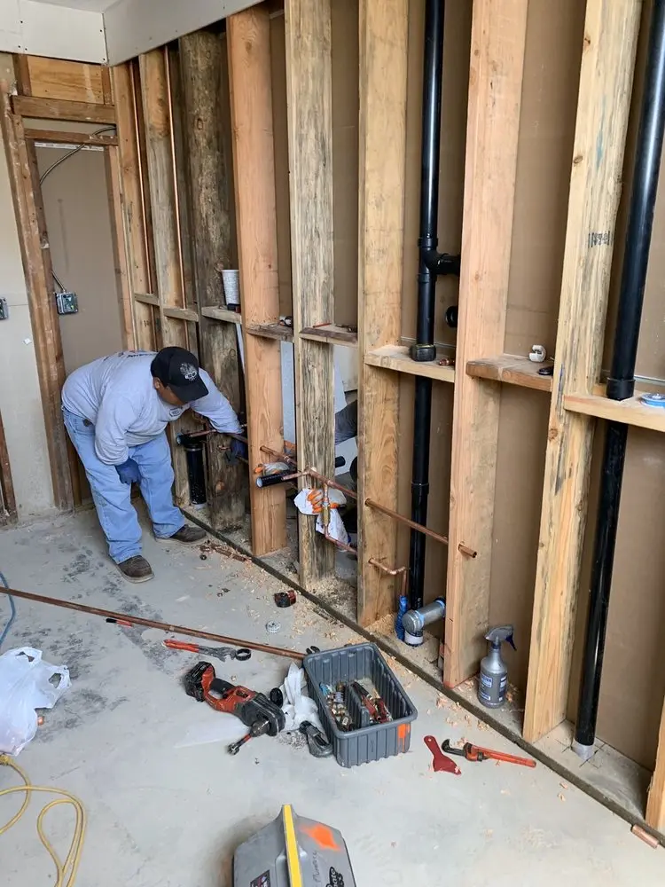 Commercial rough-in plumbing for Gas Line Repair in River Island
